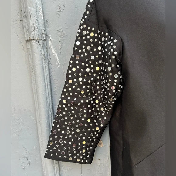 By Malene Birger Silk Mirrored Evening Jacket, size  34 - Picture 9 of 15